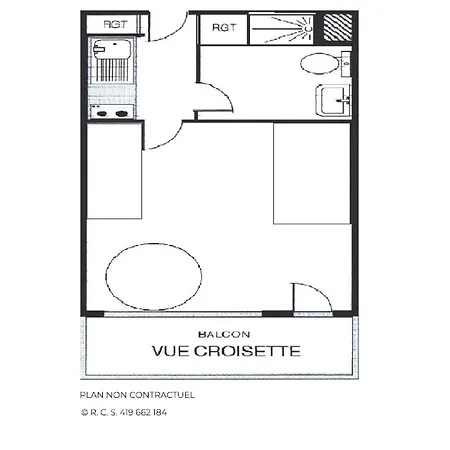 Apartment Aravis - Aux Pieds 3 Personnes Au Coeur Des Menuires Mae-5834